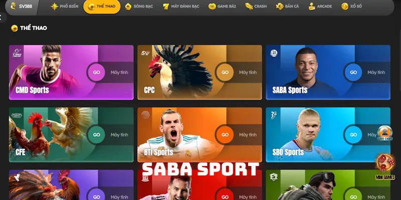Saba Sport - Nền Tảng Thể Thao Trực Tuyến Cực Hot Của BJ88